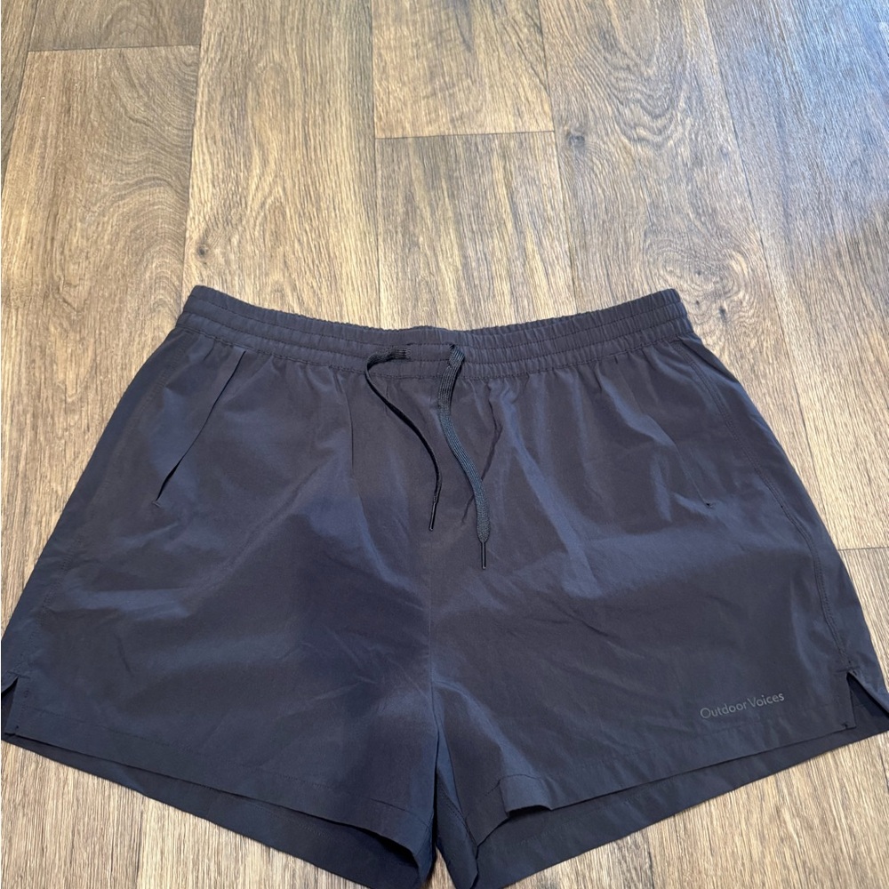 Outdoor Voices Women's Dark Gray Athletic Shorts